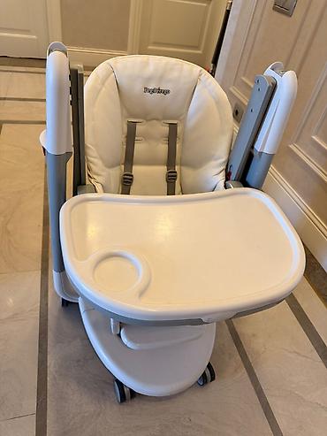 Yemək masaları, oturacaqları: Peg Perego uşaq yemək stolu və kreslosu Peg Perego uşaq yemək stulu — 1