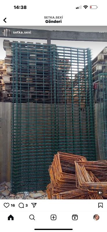 Setkalar: Metal tor və panel hasar setkaları İstənilən növ və ölçü setkalar — 1