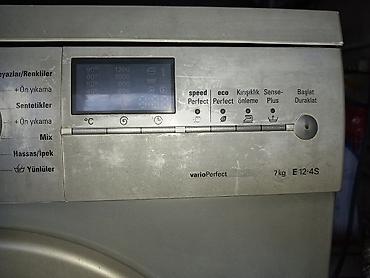 Məişət texnikası: Paltaryuyan maşın Siemens, 7 kq, İşlənmiş, Avtomat, Qurutmasız, Kredit yoxdur, Ünvandan götürmə — 2