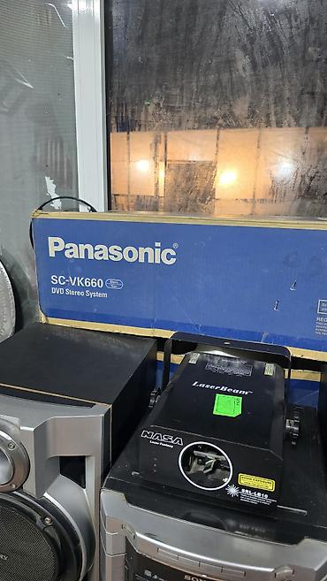 ps5 slim digital: Panasonic SC-VK660 DVD Stereo System - Komplekt: mərkəzi blok (DVD — 4