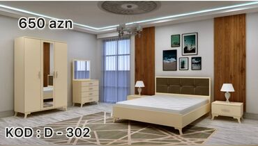 Yataq otağı dəstləri: İkinəfərlik çarpayı, Komod, Dolab, 2 tumba, Rusiya, Yeni -da lalafo.az — 4 Yataq otağı dəstləri: İkinəfərlik çarpayı, Komod, Dolab, 2 tumba, Rusiya, Yeni — 4