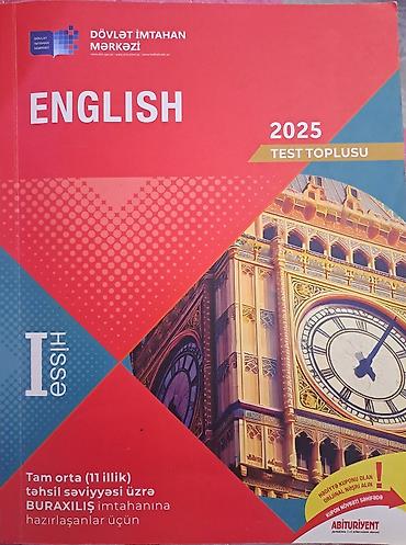rm ingilis dili pdf 2025: İngilis dili Testlər 11-ci sinif, DİM, 1-ci hissə — 1