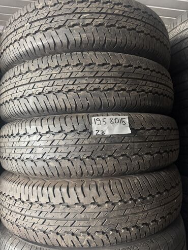 Шины: Шины 195 / 80 / R 15, Лето, Б/у, Комплект, Легковые, Япония, Bridgestone