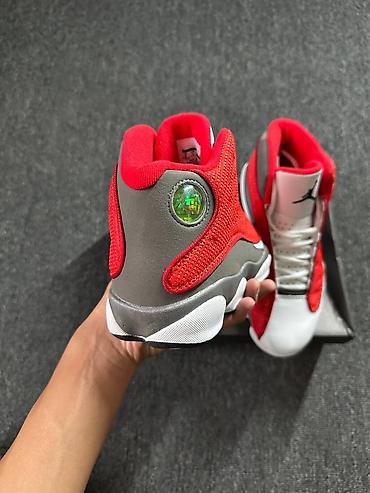 13 джорданы: Мужские кроссовки, 41, Air Jordan, Новый, цвет - Красный, Платная доставка — 2