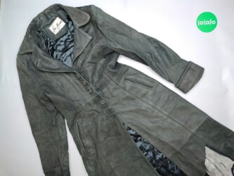 Пальто XS, візерунок - Однотонний, колір - Сірий