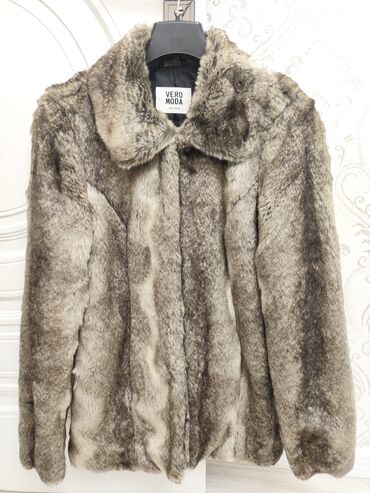 SIM-карты: Шуба, Vero Moda, M (EU 38), цвет - Коричневый