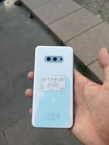 samsung galaxy tab a9 цена в бишкеке: Samsung Galaxy S10e, Б/у, 128 ГБ, цвет - Белый, 2 SIM