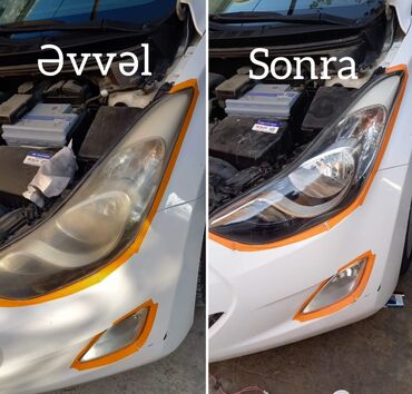 Avtoyumalar: Saralmiş, çirklənmiş, şəffafligi itmiş faralarin və arxa stoplarin — 4
