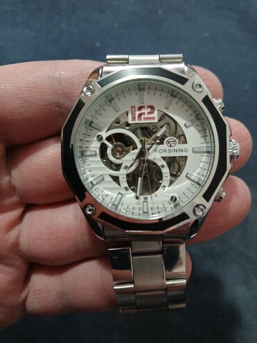 Ručni satovi: Muški ručni sat sa automatskim mehanizmom i providnim poklopcem — 1