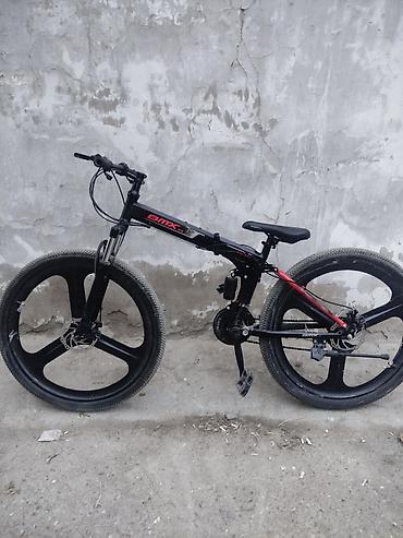 İdman velosipedləri: BMX üslubunda qatlanan dağ velosipedi - Rəng: qara-qırmızı - Qatlanan — 2