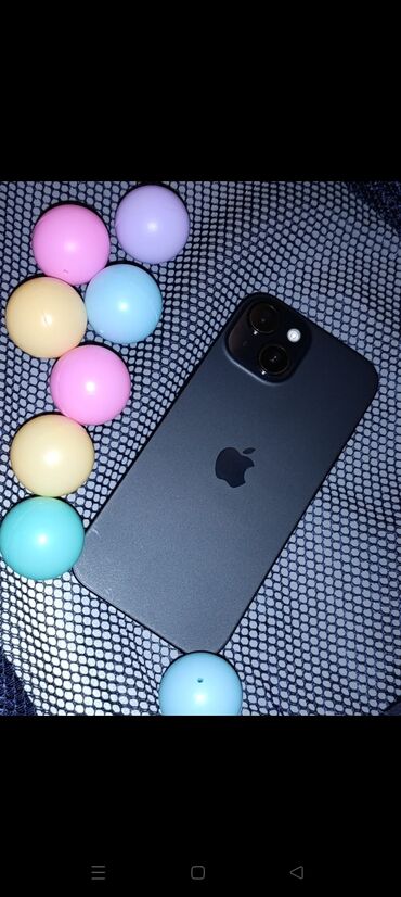 iphone 8 islenmis: IPhone 15, 128 GB, Blue Titanium, Zəmanət, Barmaq izi, Face ID