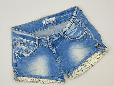 biale flared jeans: Wave, Szorty damskie, rozmiar M — 1