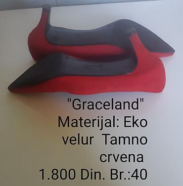 Salonke: Graceland ženske salonke - Model: špicasti vrh, niska štikla (kitten — 10