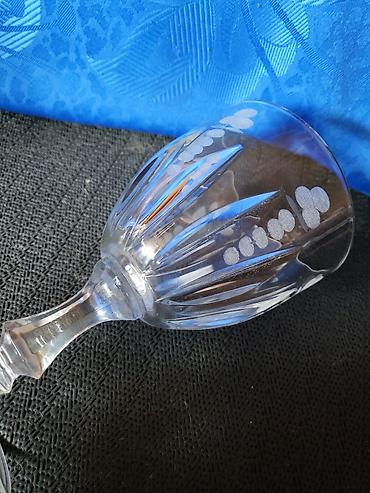 Čaše: Bohemija servis za vino,kristal,led kristal,brusen kristal. iz — 13