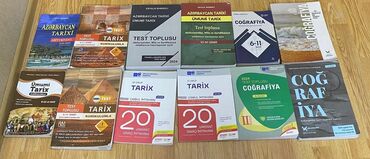 Testlər: Tarix və coğrafiya dərs vəsaitləri və testlər hər biri