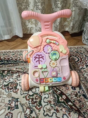ходунок детский бу: Многофункциональные детские ходунки-каталка в нежных розовых и белых