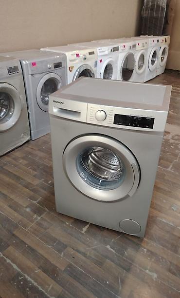 Paltaryuyan maşınlar: Daewoo ön yükləməli paltaryuyan maşın - Rəng: gümüşü - Ön panel — 1