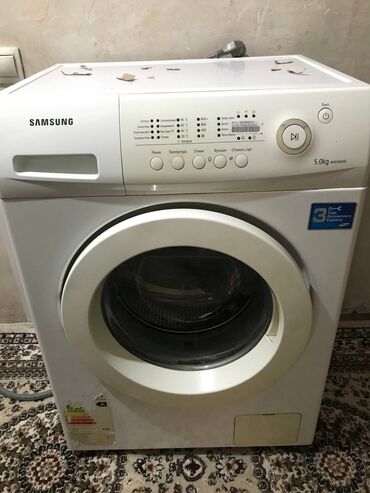 стиральную машину автомат samsung: Стиральная машина Samsung, Б/у, Автомат, До 5 кг, Полноразмерная
