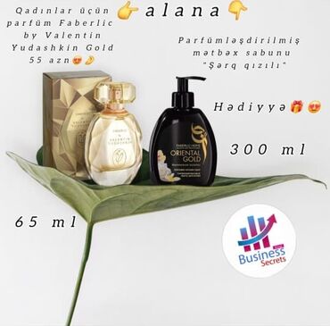 qadin pencekleri: Qadınlar üçün parfüm Faberlic by Valentin Yudashkin Gold İstiqamət