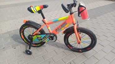 Uşaq velosipedləri: Yeni Dörd təkərli Uşaq velosipedi 12", sürətlərin sayı: 1, Ünvandan götürmə, Ödənişli çatdırılma, Rayonlara çatdırılma — 16