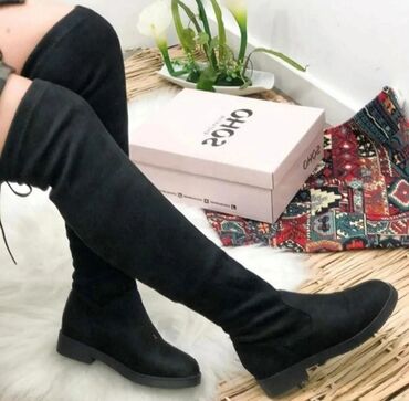 black afgano ideal: Ботфорты, Размер: 40, цвет - Черный, Новый