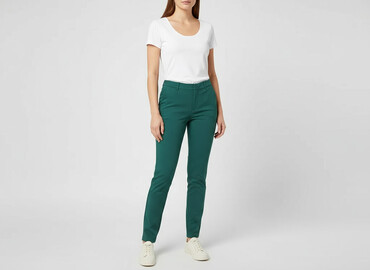 reserved spodnie w panterkę: Yessica, Material trousers for women, size S