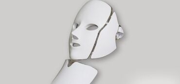 led лампа: LED световая маска для лица и шеи 7 Цветов + микротоки Бесплатная