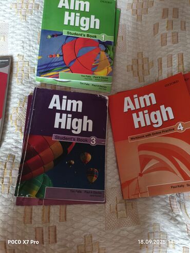 ЗАЗ: Aim High ingilis dili dərslikləri dəsti - Nəşriyyat: Oxford -