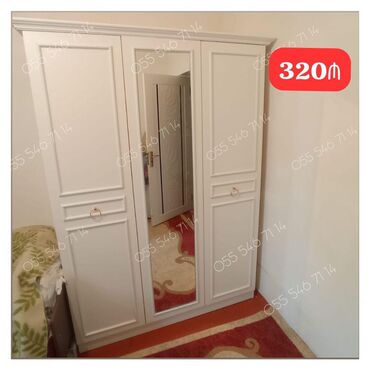 Divanlar: Yeni, 3 qapılı Düz dolab, Qarderob, paltar dolabı lalafo.az -da Divanlar: Yeni, 3 qapılı Düz dolab, Qarderob, paltar dolabı