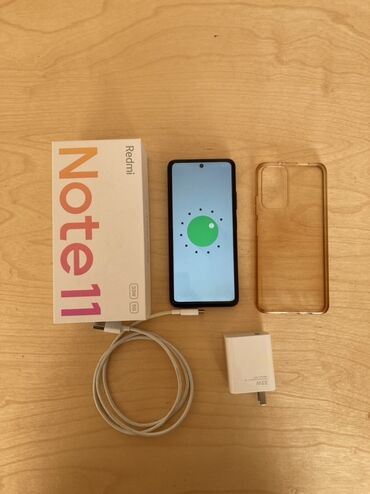 gps чип: Redmi, Redmi Note 11, Колдонулган, 128 ГБ, түсү - Кара, 2 SIM