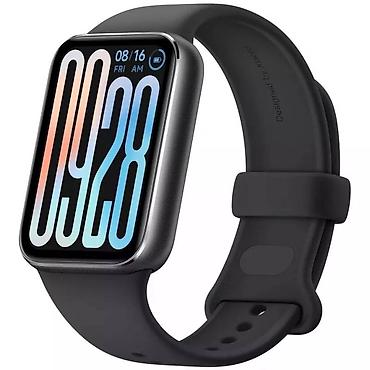 monitir: Новый, Смарт-часы, Xiaomi, Сенсорный экран, цвет - Черный — 3