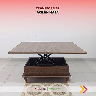 Masalar: Jurnal masası, Yeni, Transformer, Laminat, Dördbucaq masa — 6
