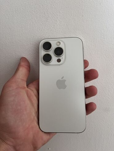 сколько стоит айку нео 9: IPhone 15 Pro, Колдонулган, 256 ГБ, Ак, Каптама, 86 %