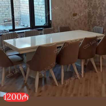 Divanlar: Qonaq otağı üçün, Yeni, 8 stul