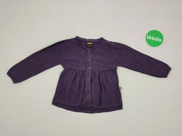 fioletowy sweterek z guzikami: Bluza, 5-6 lat, 110-116 cm, stan - Dobry