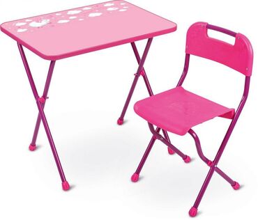 мебель со склада: Комплект стол и стулья Школьный, Новый