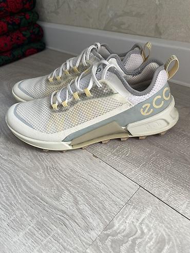 кросовки ecco: ECCO BIOM 2.1 X Country в бело желтом цвете с сетчатым верхом — 2