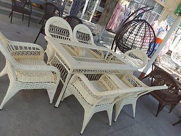 Комплекты садовой мебели: Комплект садовой мебели, Стол, Ротанг — 5