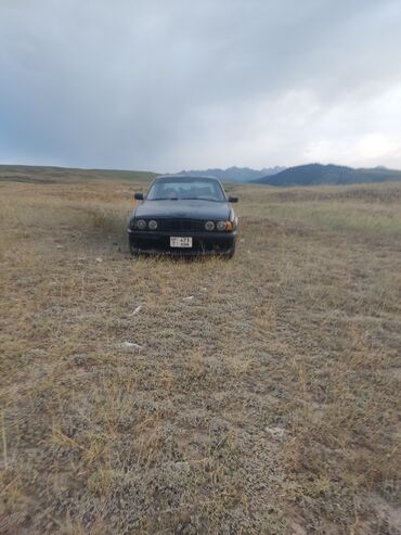 бмв 34 автомобиль: BMW 5 Series (E34), седан, чёрный цвет. Особенности: - Классический