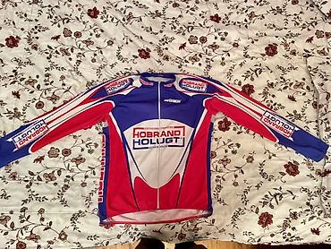 Kişi geyimləri: Hobrand Holugt uzunqol velosiped jaket - Rənglər: mavi/qırmızı/ağ – — 1