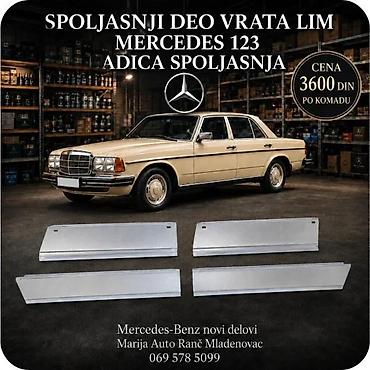 Pragovi i sajtne: MERCEDES 123 RUB ZADNI SAJTNE POD VEZNI LIM PRAG DZEP KADICE | Rub — 3