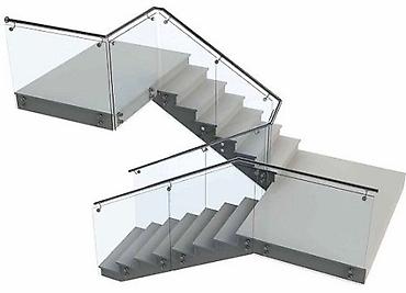 Pilləkən məhəccərləri: Şüşə məhəccər sifarişi.Şüşə perila. Aluminium perila.Məhəccər — 3