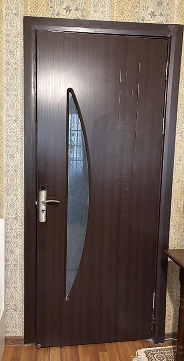 Taxta interyer qapısı - Material: MDF/laminat əsaslı taxta qapı, tünd