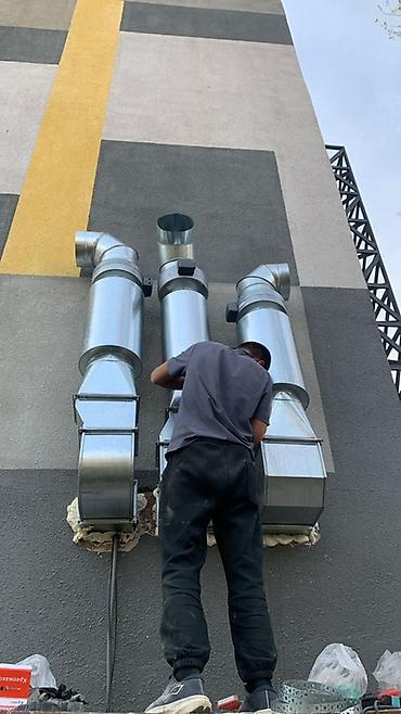 Установка вытяжек и вентиляции: Промышленная система вентиляции/дымоудаления - Воздуховоды — 7