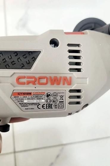Ударные дрели: Ударная дрель CROWN CT10128 - Мощность: 600 Вт - Патрон: 1,5–13 мм — 3