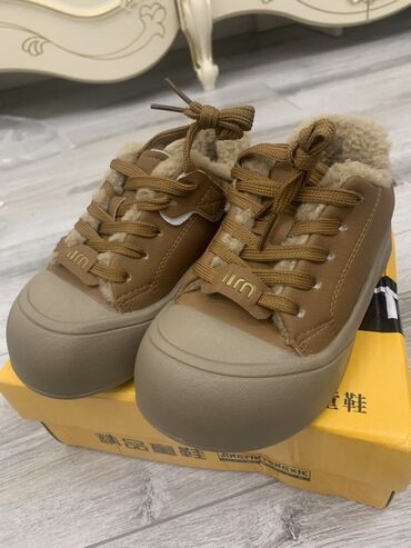 обувь рабочий: Детские утеплённые кеды/кроссовки - Цвет: тёплый