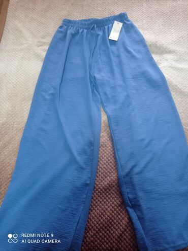 брюки трубы: Джинсы и брюки, цвет - Синий, Новый