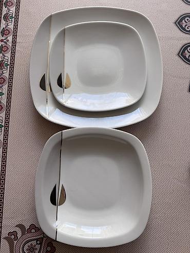 iran qablari: Nahar dəsti, rəng - Ağ, Farfor — 2