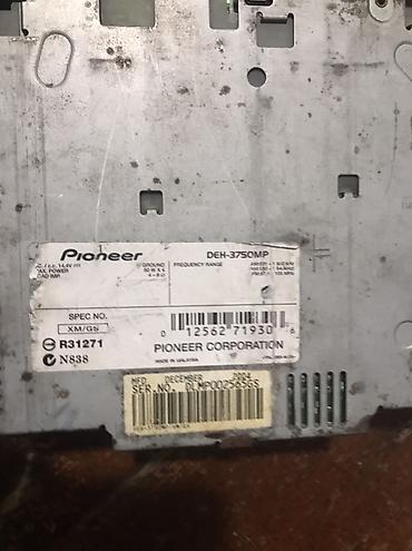 cd calar: Pioneer DEH-3750MP avtomobil maqnitofonu biden sesi çixmir baska hec — 3