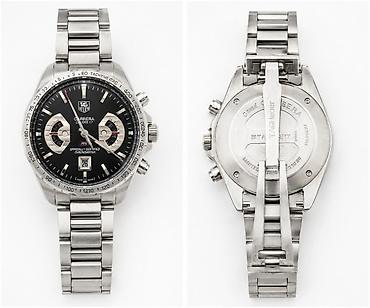 gol saat: İşlənmiş, Qol saatı, Tag Heuer, rəng - Gümüşü — 1